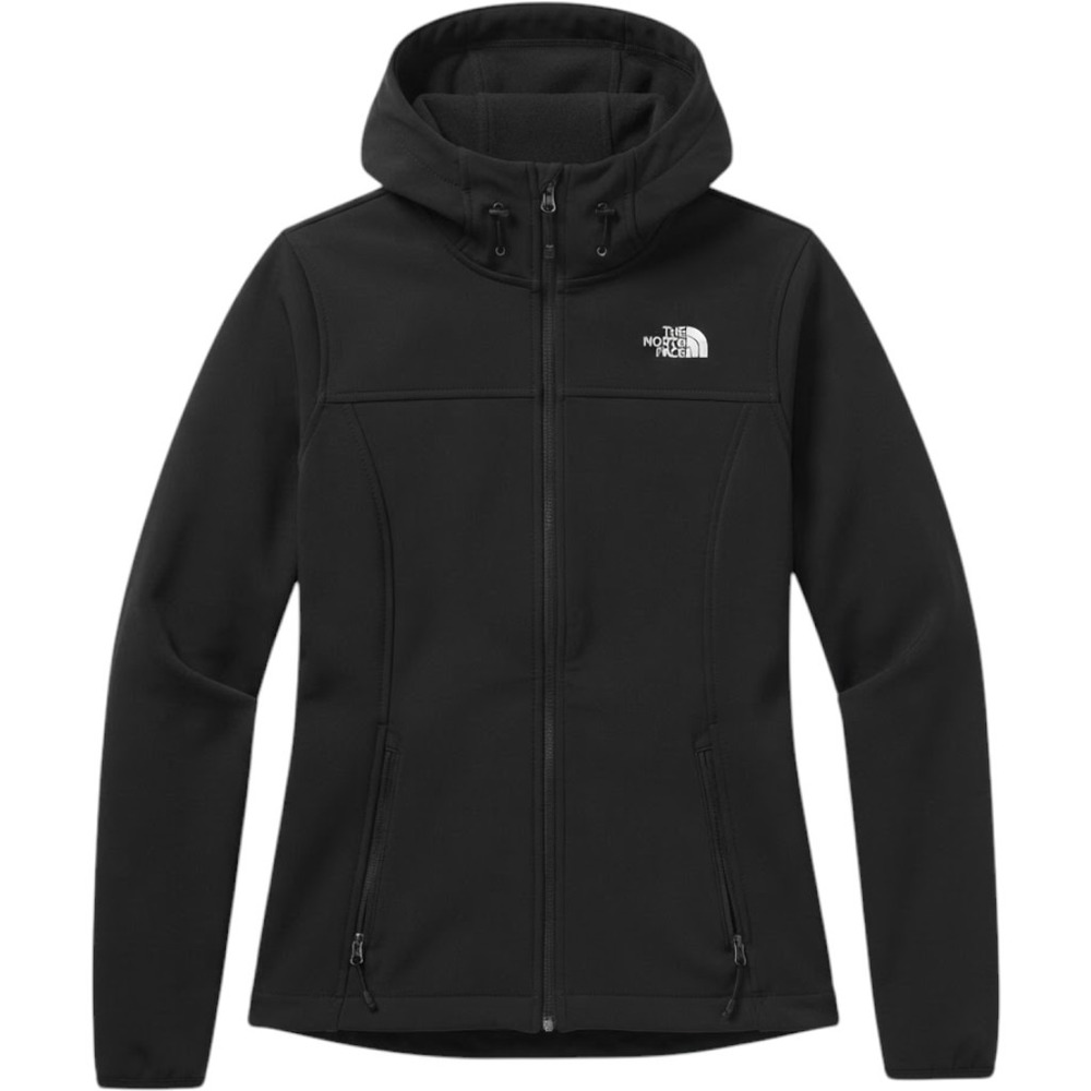 The North Face Apex Bionic Softshell Jacket Women Small Hooded Windproof Black S